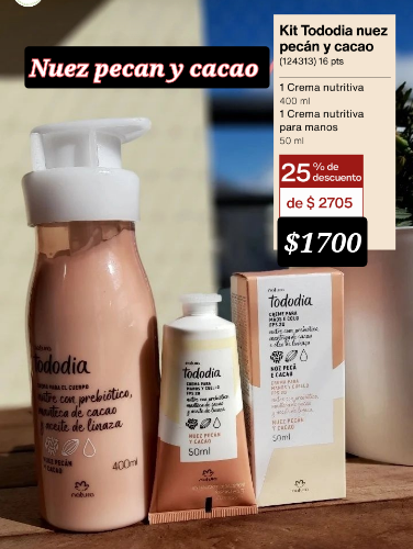 Kit nuez pecan y cacao