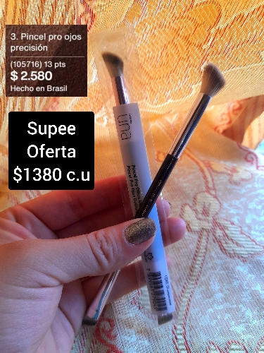 Natura una brochas para ojo