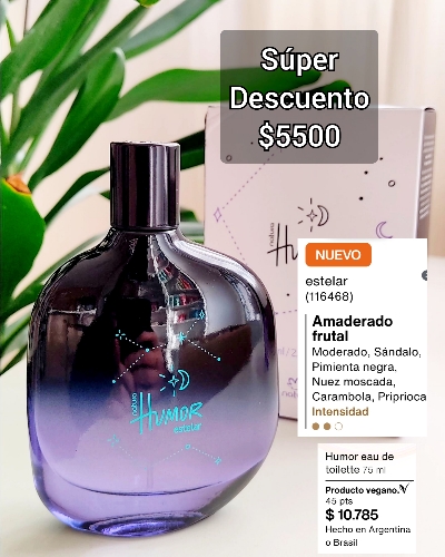 Humor estelar 75ml masculino