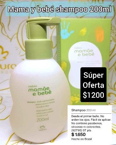 Mama y bebe shampoo 200ml