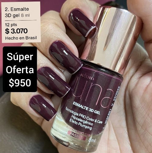 Una esmalte de uñas 3d gel t: contorno 590