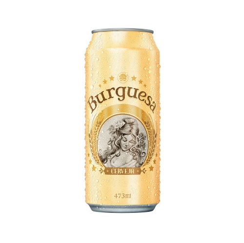 Cerveza Burguesa Lata 473 ml.