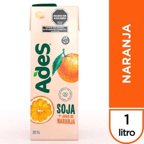 Ades Naranja 1 L.