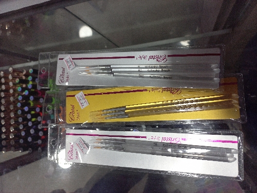 Pincel kolinsky x3