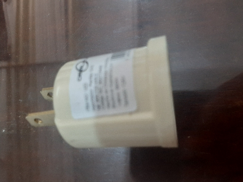 PORTA LAMPARA CON CLAVIJA