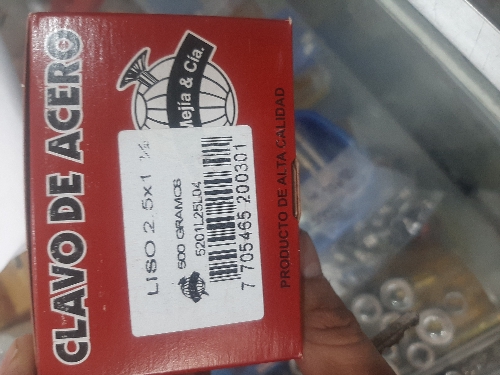 CLAVO ACERO LISO 1 1/2