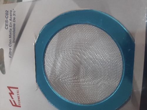 FILTRO CON MALLA ACERO INOXIDABLE 3 1/2