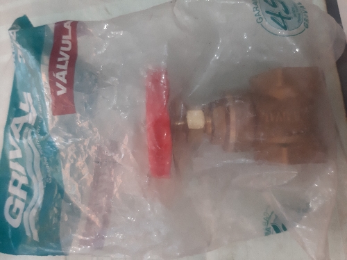 VALVULA DE COMPUERTA 3/4. METALICA (GRIVAL)