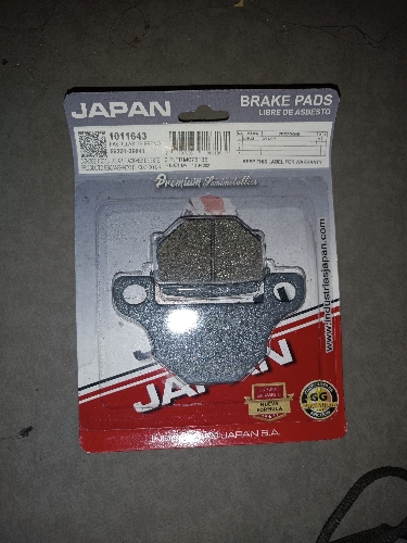 Pastillas delanteras Gn125 Suzuki Japan