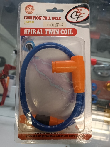 Cable de bujia azul