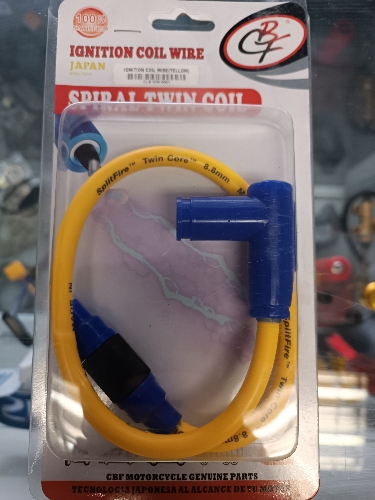 Cable de bujía amarillo