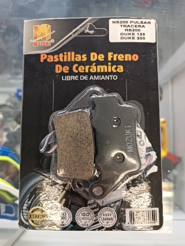 Pastillas traseras Ns200 Bajaj Mozuki