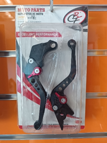 Manillas regulables Honda Cb190 negras CBF
