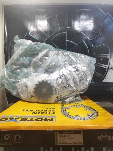 Kit de transmisión gixxer 150 motexo