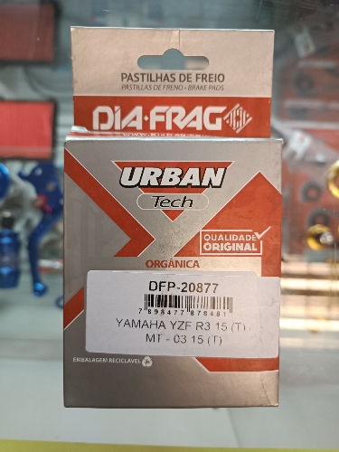 Pastillas traseras R3 Yamaha Urban