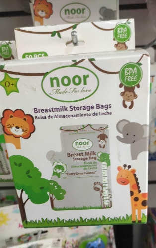 Bolsas de Leche Materna NOOR 30pzas