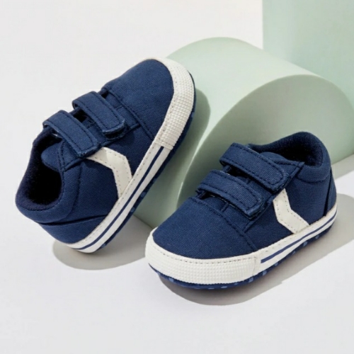 Zapatos de pegar Azul con Blanco