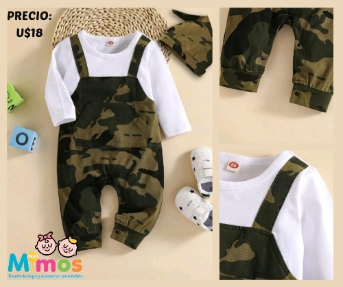 Enterizo Tirantes Camuflado