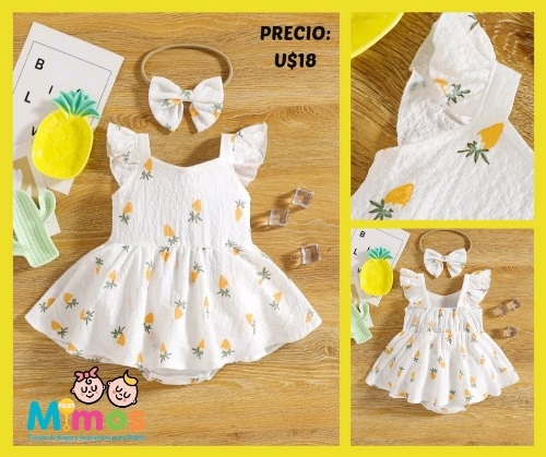 Vestido Blanco Piña