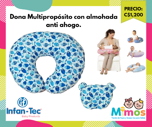 Donas con almohada antiahogo