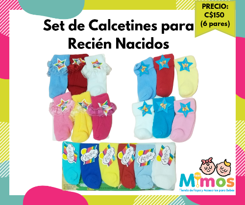 Set de Calcetines para Recién Nacido