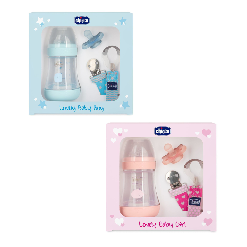 Set Biberones Chupeta + Clip