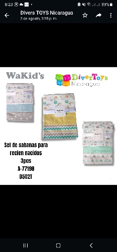 Sabanitas 3 piezas