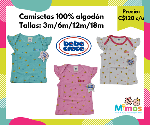 Camisetas Bebecrece