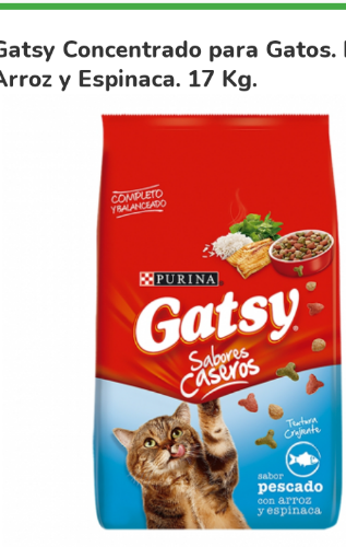 Gatsy Pescado Bulto x 17 kgs