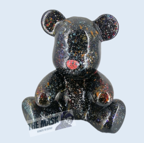 Estatua - Oso Bearbreak - en yeso - 22 cm alto