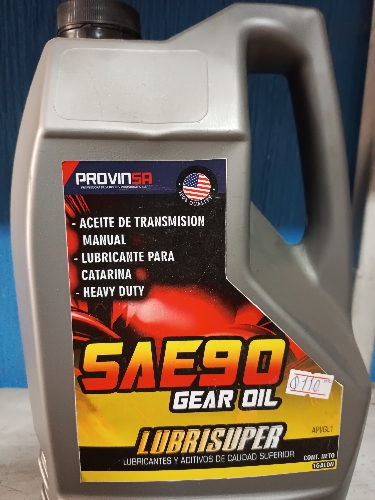 GEAR OIL SAE 90 PARA CAJA