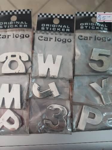 EMBLEMAS DE NUMERO,LETRA,FIGURAS