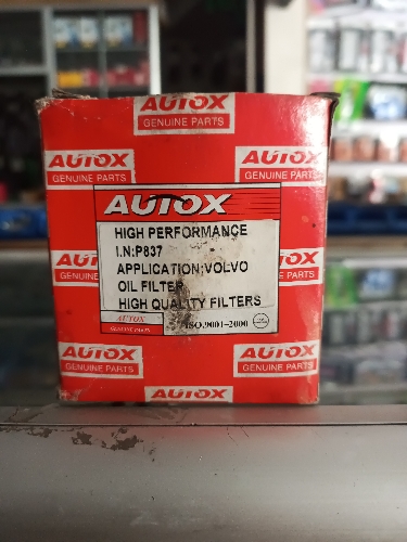 FILTRO DE ELEMENTO AUTOX VOLVO   I.N:P837