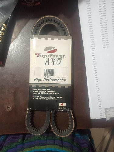 FAJA DENTADA   A40  TOYOPOWER   12.5X1065  /17420
