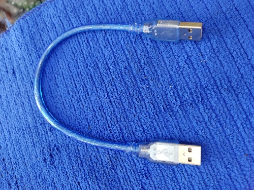 Cable USB a USB Corto
