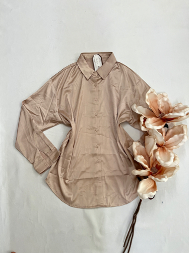 Camisa en tela de Satien
