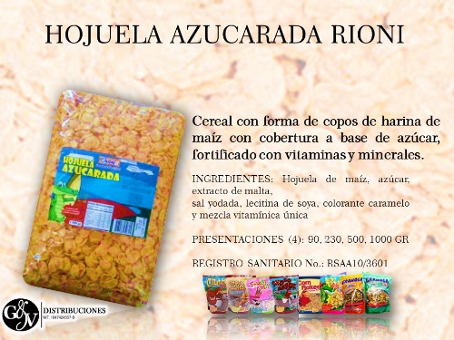 HOJUELA AZUCARADA RIONI X1000 GR
