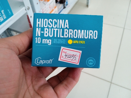 Hioscina n-butilbromuro tabletas 10mg laproff