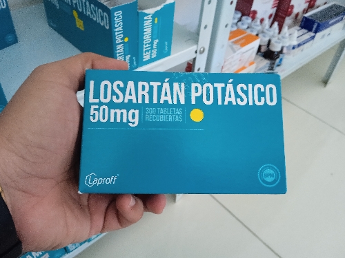 Losartan potásico tabletas 50mg laproff