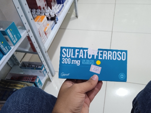 Sulfato ferroso tabletas 300 mg laproff