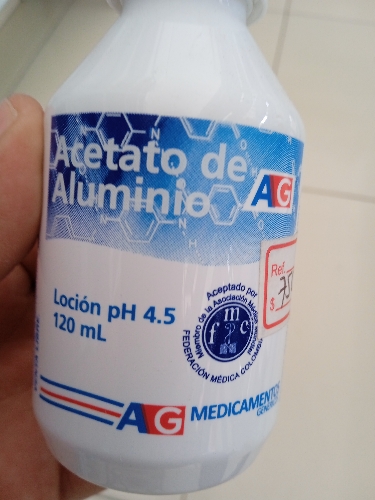 Acetato de aluminio 120ml AG