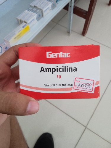 Ampicilina tabletas  1g / Genfar