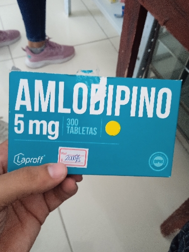 Amlodipino de 5mg laproff