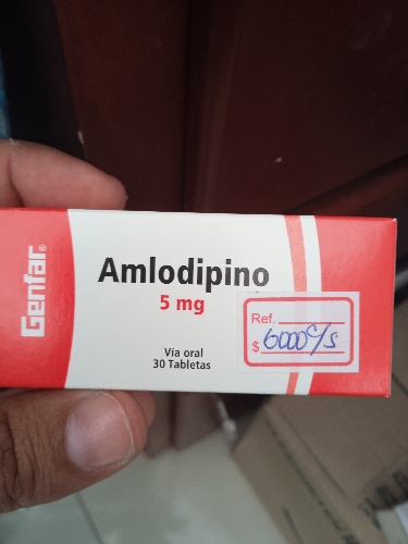 Amlodipino tabletas 5mg/ Genfar