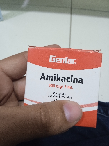 Amikacina ampollas 500mg Genfar