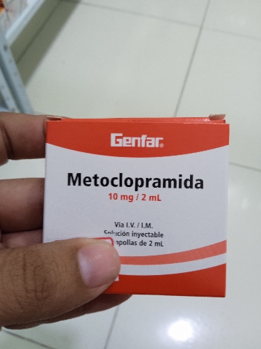 Metoclopramida 10mg inyectable Genfar