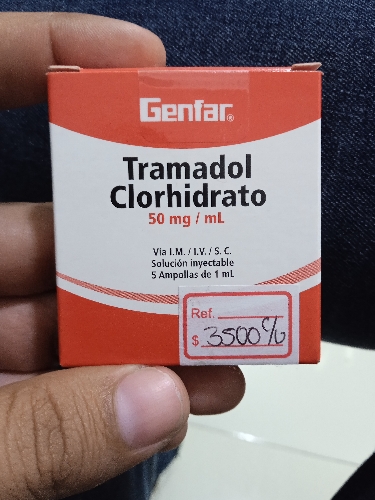 Tramadol 50mg inyectable Genfar