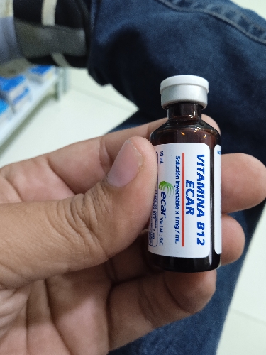 Vitamina B12 ampolla 1mg   Ecar