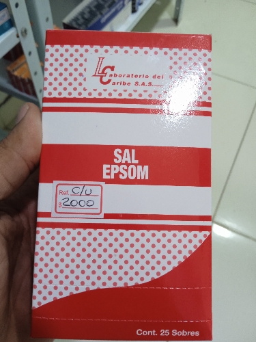 Sal de Epsom sobre