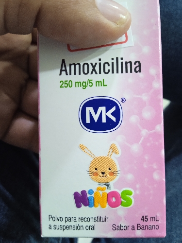 Amoxicilina niños 250 mg  45ml -MK